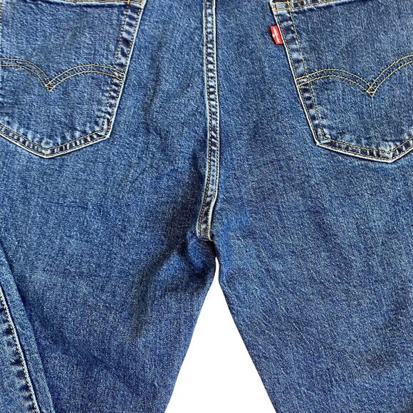 Levi’s Premium 514 Mens 34x32 Mid Wash Straight Leg Jeans Casual Classic - Picture 16 of 16